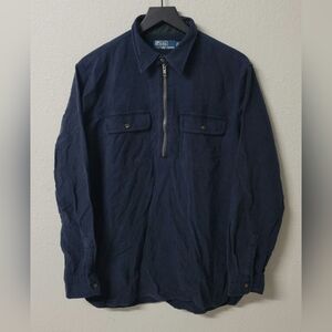 Polo Ralph Lauren Men JL Bleecker Workwear Zipper Sweatshirt Men's Large